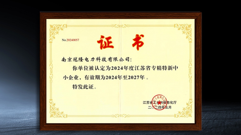 专精特新企业证书