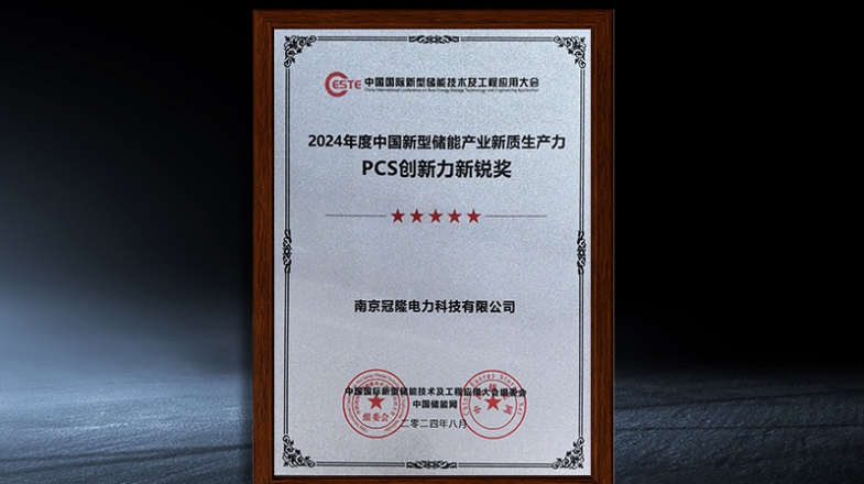 中国新型储能产业新质生产力PCS创新力新锐奖